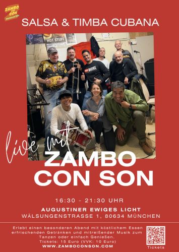 Tickets für Salsa und Timba am Sonntagnachmittag am 18.01.2026 - Karten kaufen